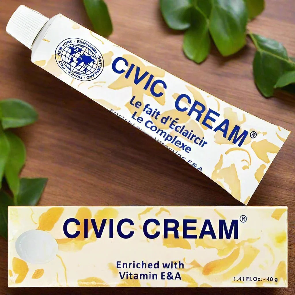 Civic Complex Daily Face Cream with Sunscreen in 1.41 oz jar, showing the skincare product with a smooth cream texture