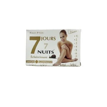 7 Days 7 Nights Beauty Soap 350g bar with floral and herbal ingredients, designed for nourishing and revitalizing skin.