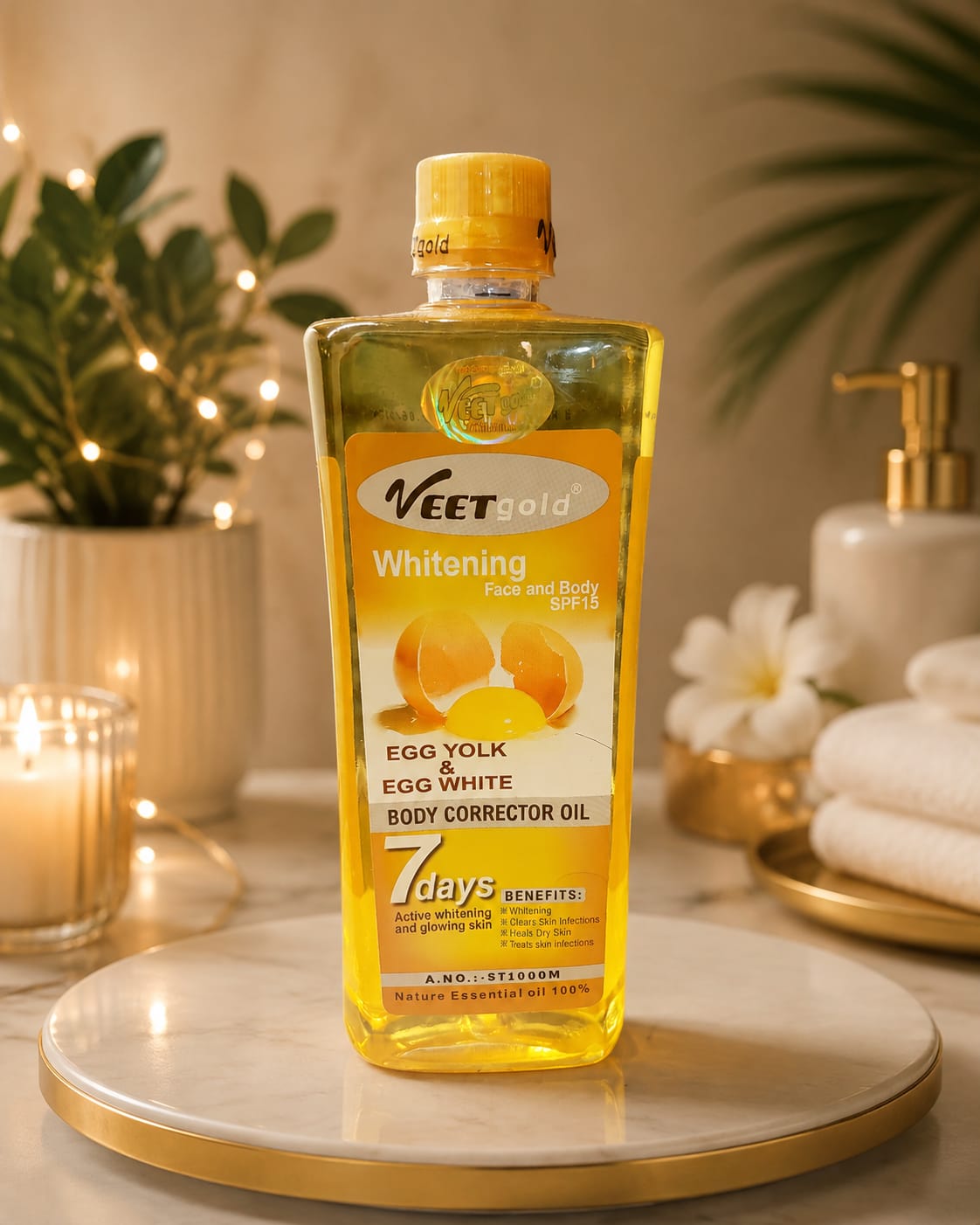 Veet Gold Egg Yolk Body Oil