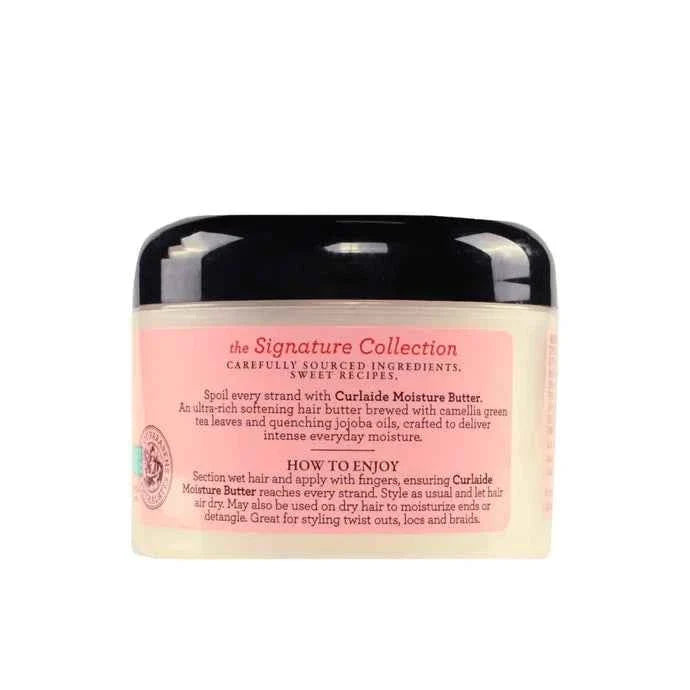 Camille Rose Curlaide Moisture Butter in 8 oz jar, creamy hair moisturizer with natural ingredients, visible in the image.