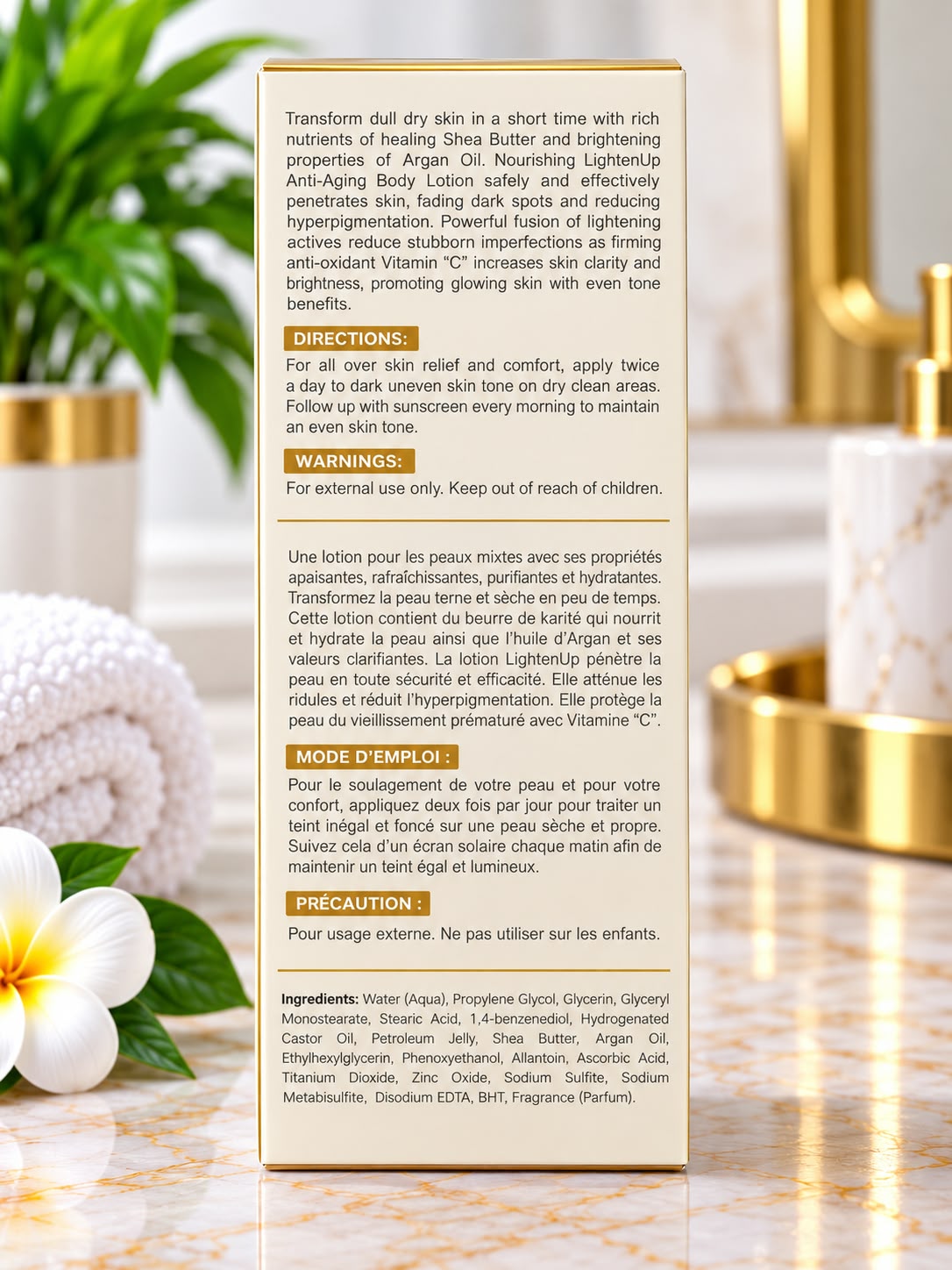 Lighten UP Gold Body Lotion – 400ml