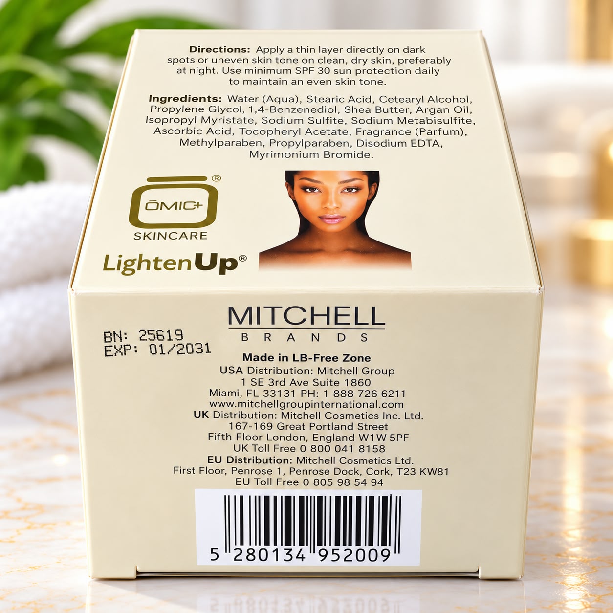 Lighten Up Gold Active Cream – 3.4 oz