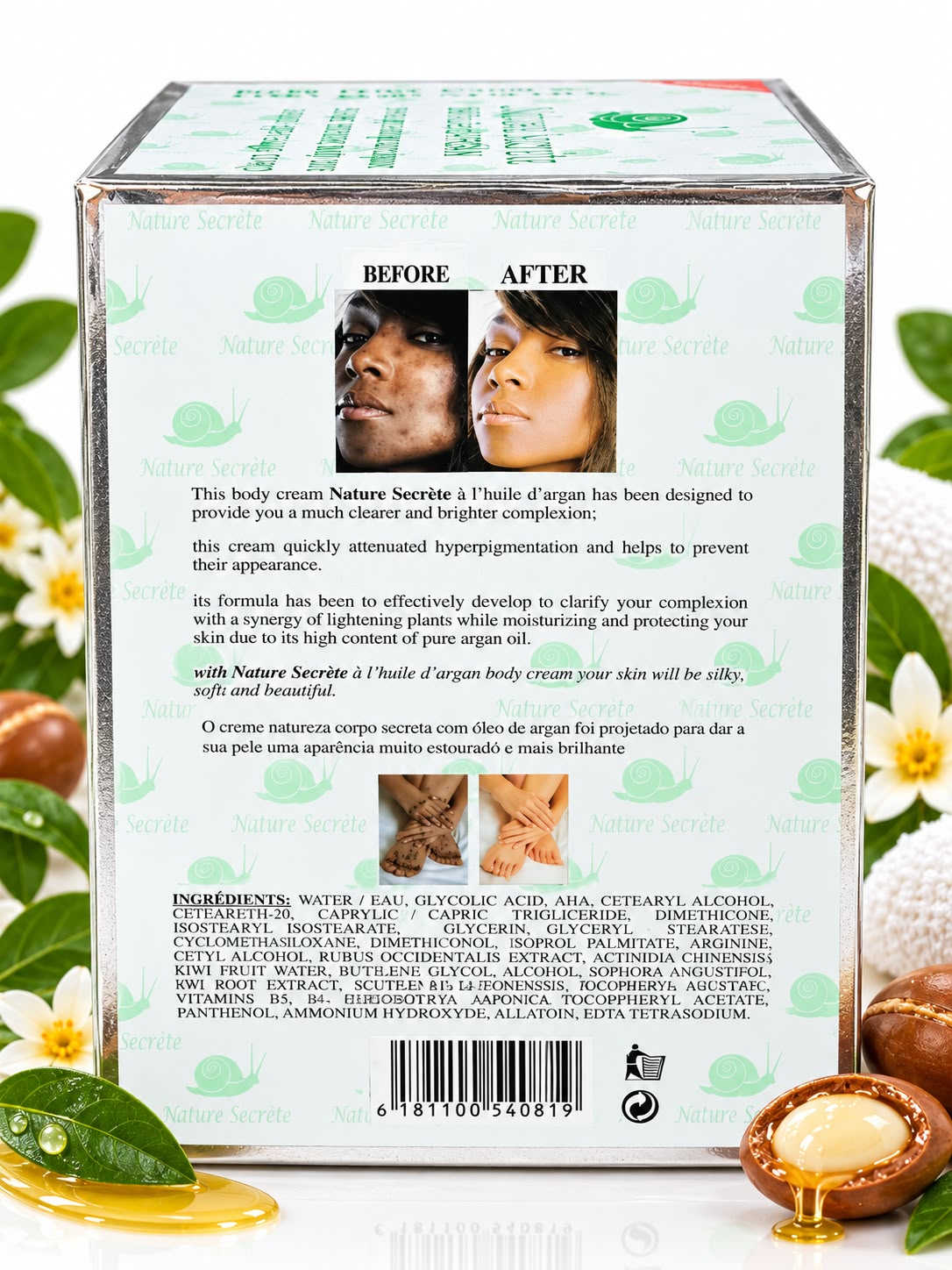 Nature Secrete Facial Cream with Argan Oil 40g