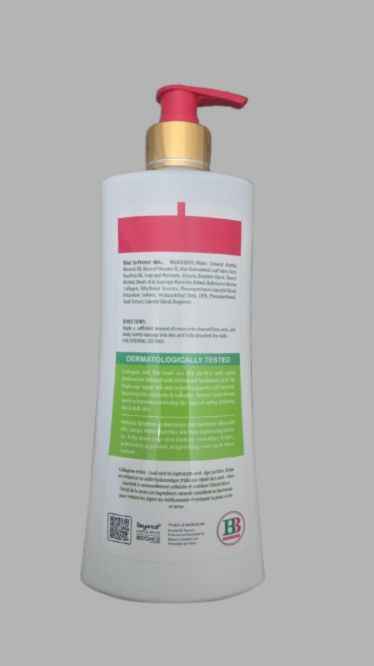 Beyoncé Simple White Collagen & Snail Moisturizing Lotion with retinol and hyaluronic acid, 500ml, for face and body hydration.