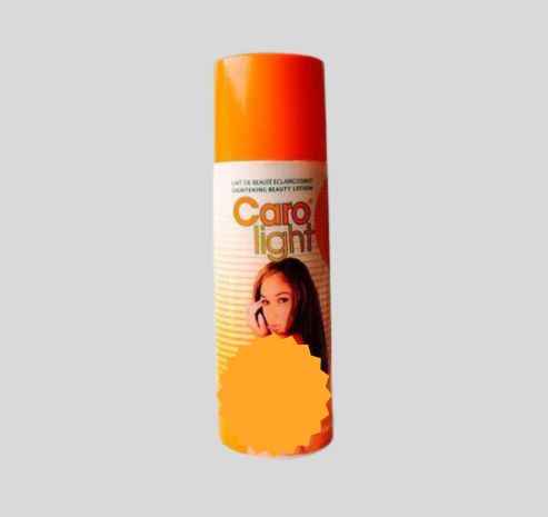 Caro Light Lotion 500ml bottle with white pump dispenser, featuring a clean, minimalist label design on a white background.