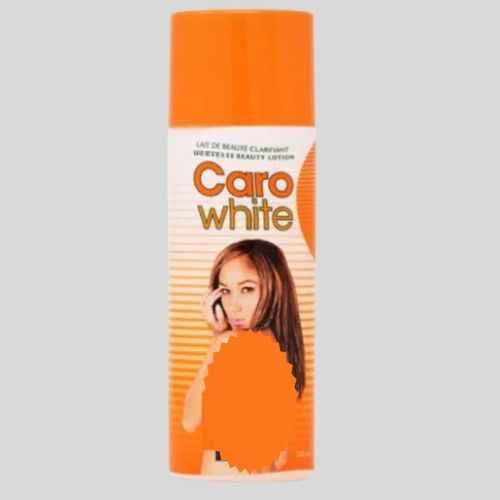 Caro White Beauty Lotion 500ml bottle, nourishing daily body lotion with white and pink packaging, smooth texture visible.