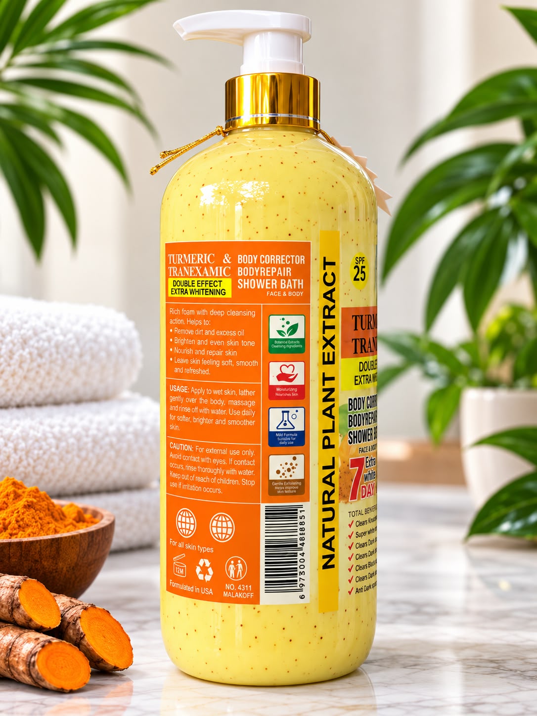 Veet gold Turmeric & Tranexamic Shower Gel with Natural Ingredients