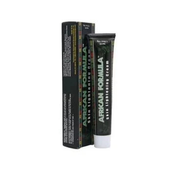 African Formula Black Skin Cream in a 1.7 oz jar, rich moisturizer for skin care, with a smooth and creamy texture.