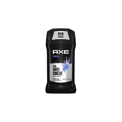 AXE Anarchy For Him antiperspirant deodorant stick for men, 2.7 oz, with a sleek black container and male grooming branding
