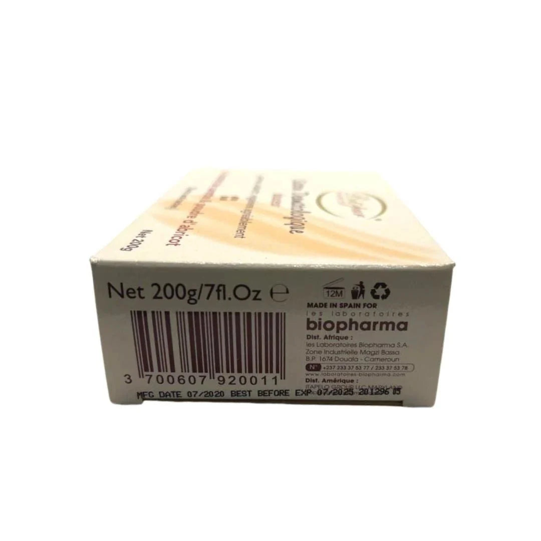 Biopur Paris Gentle Cleansing Soap 200g bar with natural ingredients, soft lather, and smooth texture for sensitive skin.