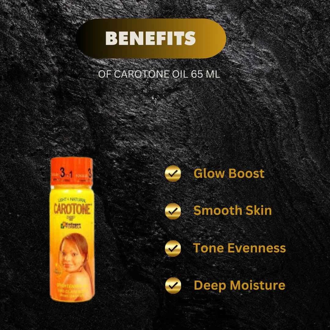 Carotone Body Oil 65ml for Smooth & Radiant Skin - Bazarora