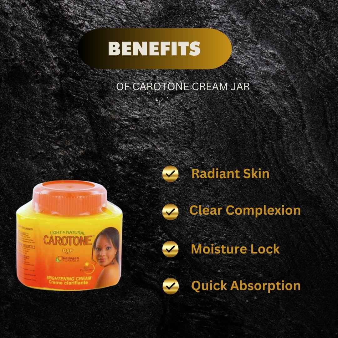 Carotone Face & Body Cream 135ml for Smooth Radiant Skin - Bazarora