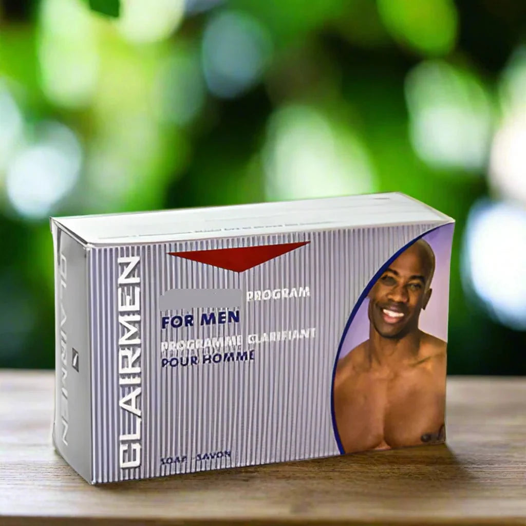Clair Men 7 oz refreshing cleansing soap bar for men, featuring a sleek packaging and smooth texture.