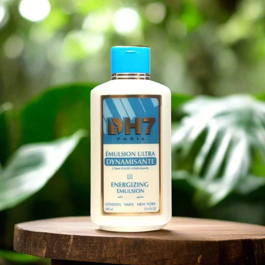 DH7 Ultra Dynamisante Energizing Lotion in a 16.9 oz bottle, featuring a refreshing and revitalizing skincare formula.