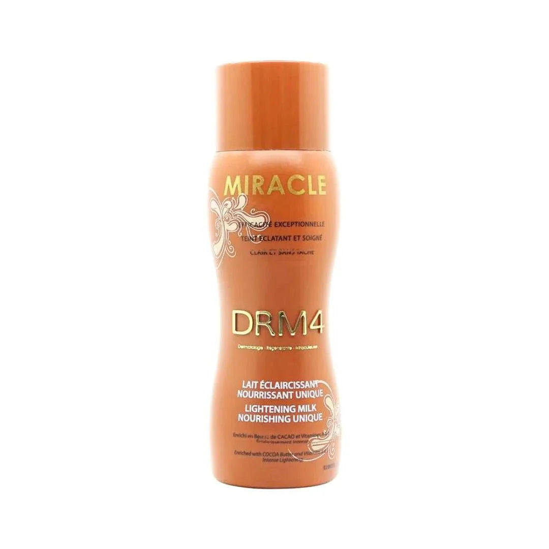 DRM4 Miracle Cocoa Butter Nourishing Milk bottle, 16.8oz, smooth moisturizer with cocoa butter for skin hydration and softness
