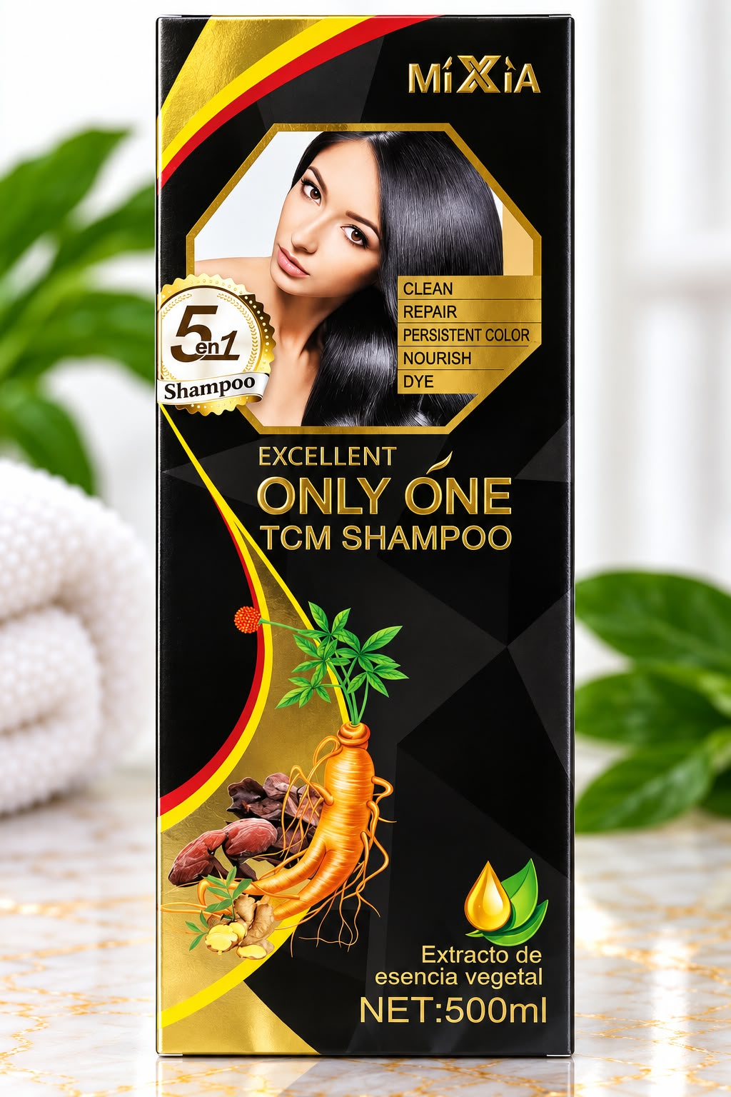 MiXIA 5 in 1 Shampoo – Plant Essence – 500ml