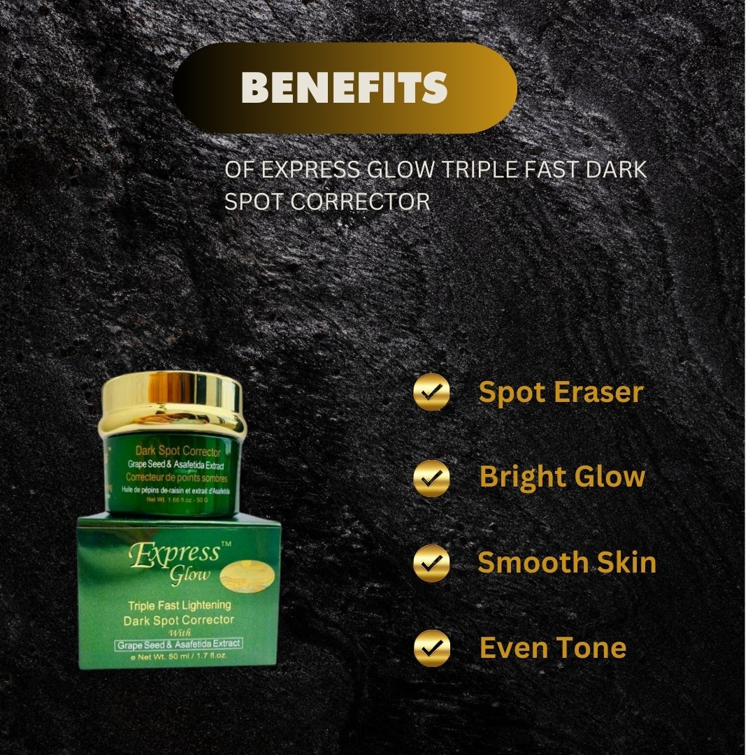Express Glow Radiance Cream 1.7 oz jar with smooth, luminous cream visible inside, designed to enhance skin glow and radiance.