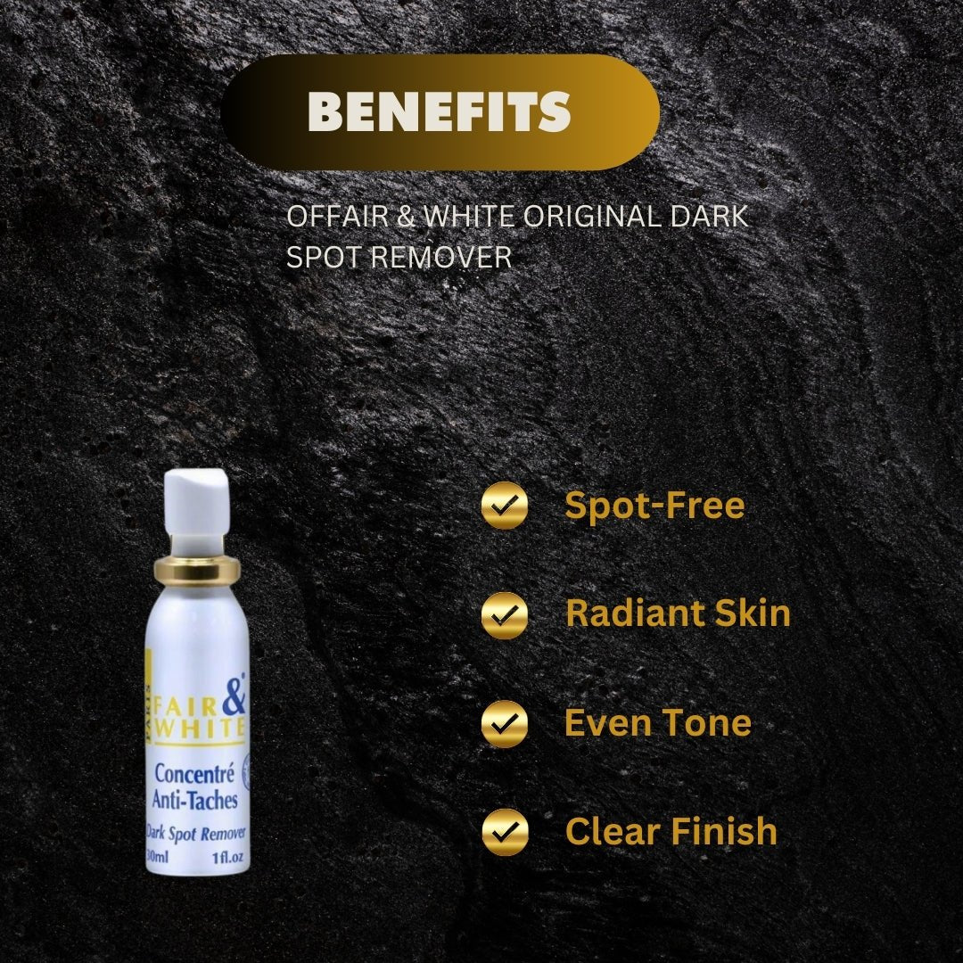Fair & White Original Targeted Care Spray 1 oz, a lightweight precision skincare spray with a clear bottle and spray nozzle.