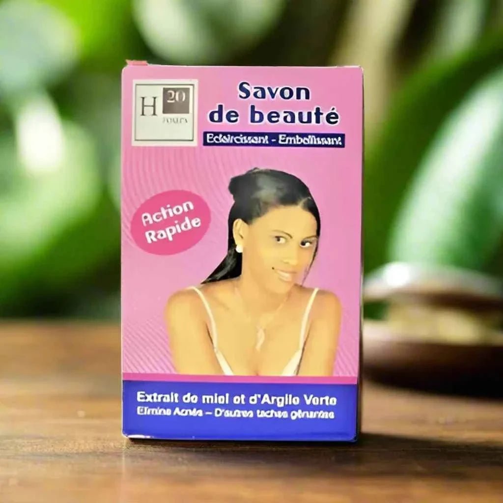 H20 Jours Natural Beauty Soap with Honey & Green Clay 250 g - Bazarora
