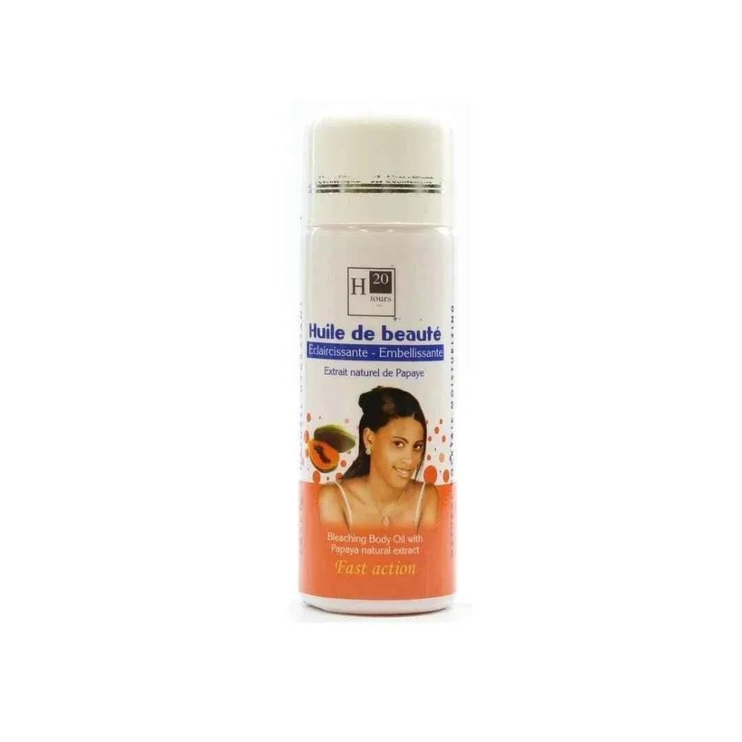 H20 Jours Natural Papaya Body Oil with Vitamin E 125 ml - Bazarora