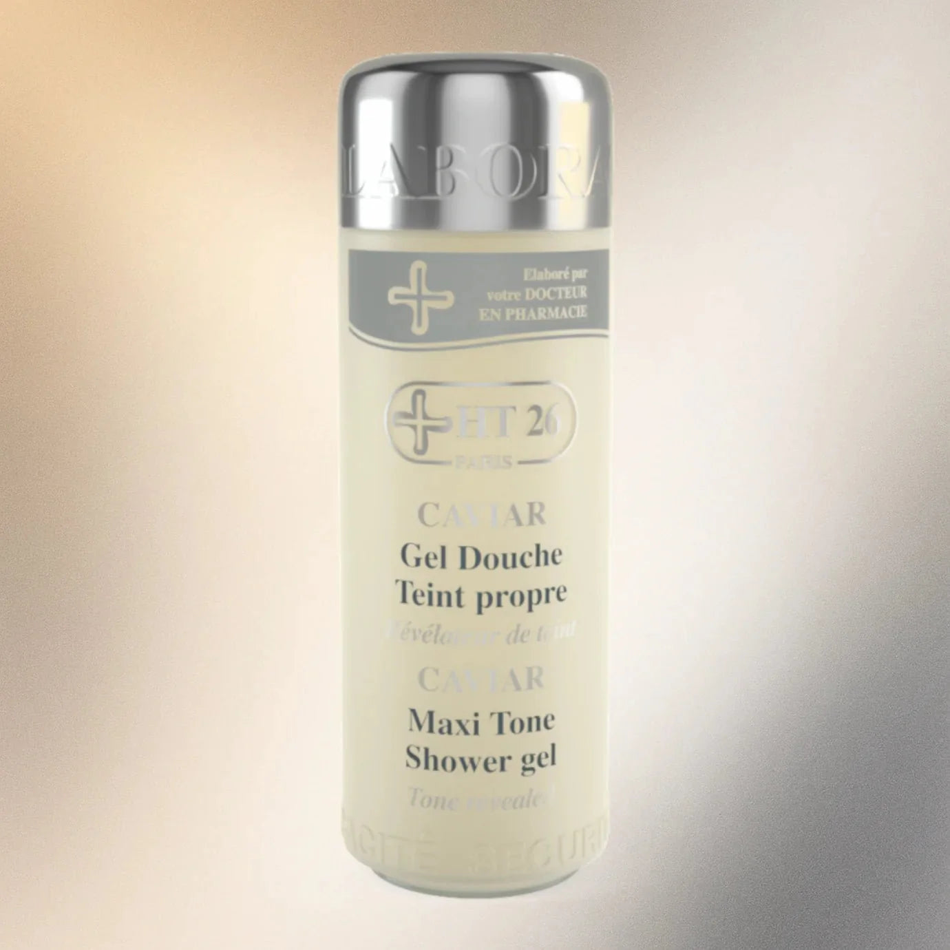 HT26 Caviar Shower Gel in a 1000 ml bottle, featuring a luxurious caviar-inspired formula for nourishing skin.