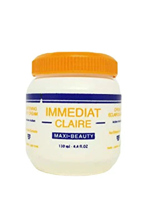 Immediate Claire Maxi Beauty Cream with Carrot Oil, 130 ml, featuring smooth texture and vibrant packaging in a pack of six.