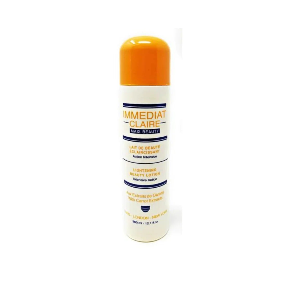 Immediate Claire Beauty Oil 2.2 oz in a clear bottle, featuring a lightweight nourishing oil for radiant skin.