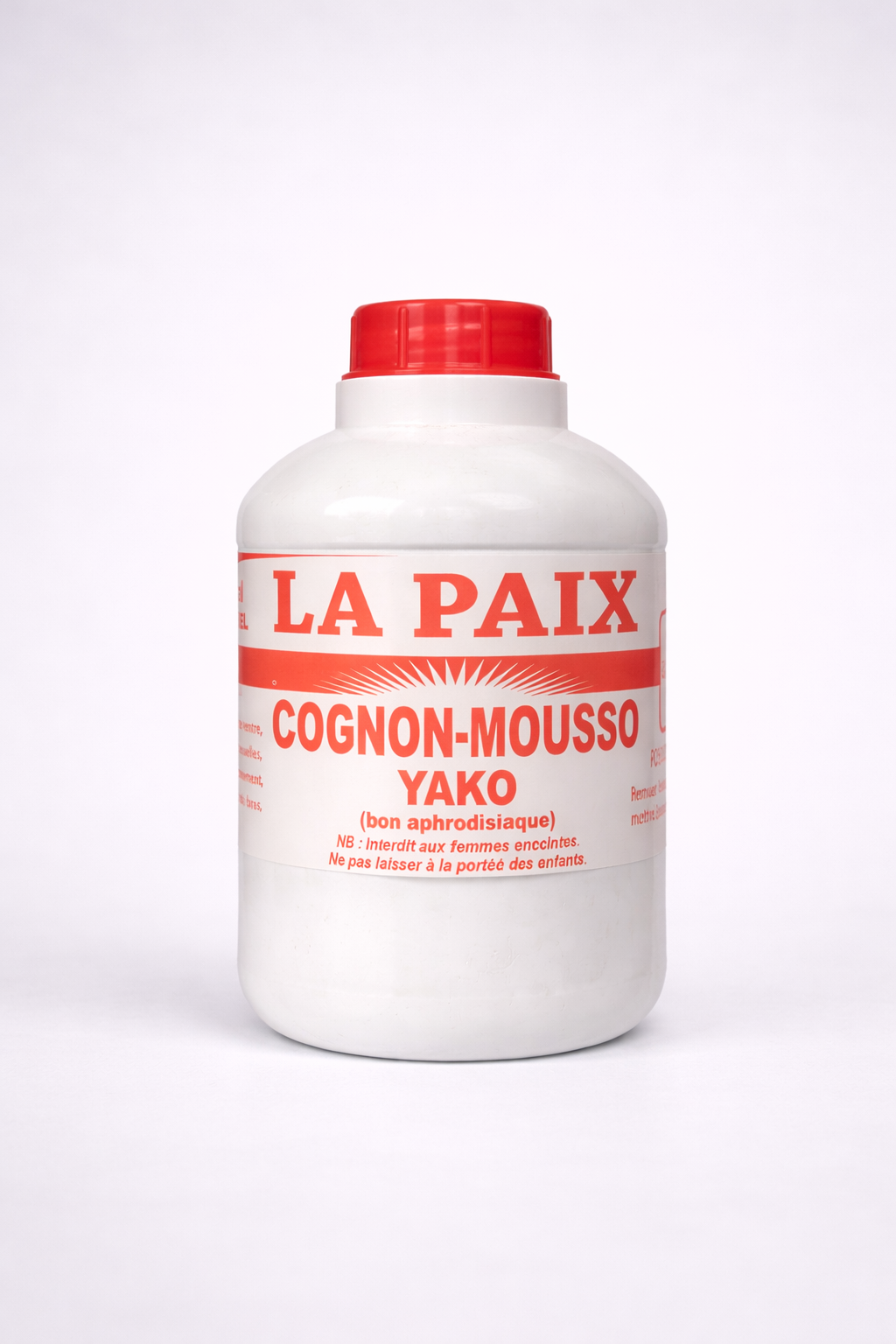 La Paix Congnon Drink 16 oz bottle with clear label and cap, showing the refreshing beverage inside.