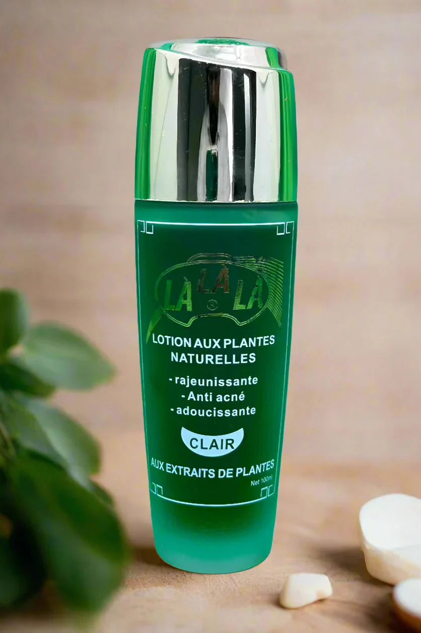 LaLaLa Refreshing Lotion with Plant Extracts in a 100ml bottle, featuring natural ingredients for revitalizing skin.