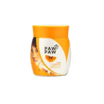 Paw Paw Clarifying Cream with Papaya Extract in 120ml jar, showing the creamy texture and packaging of the skincare product.