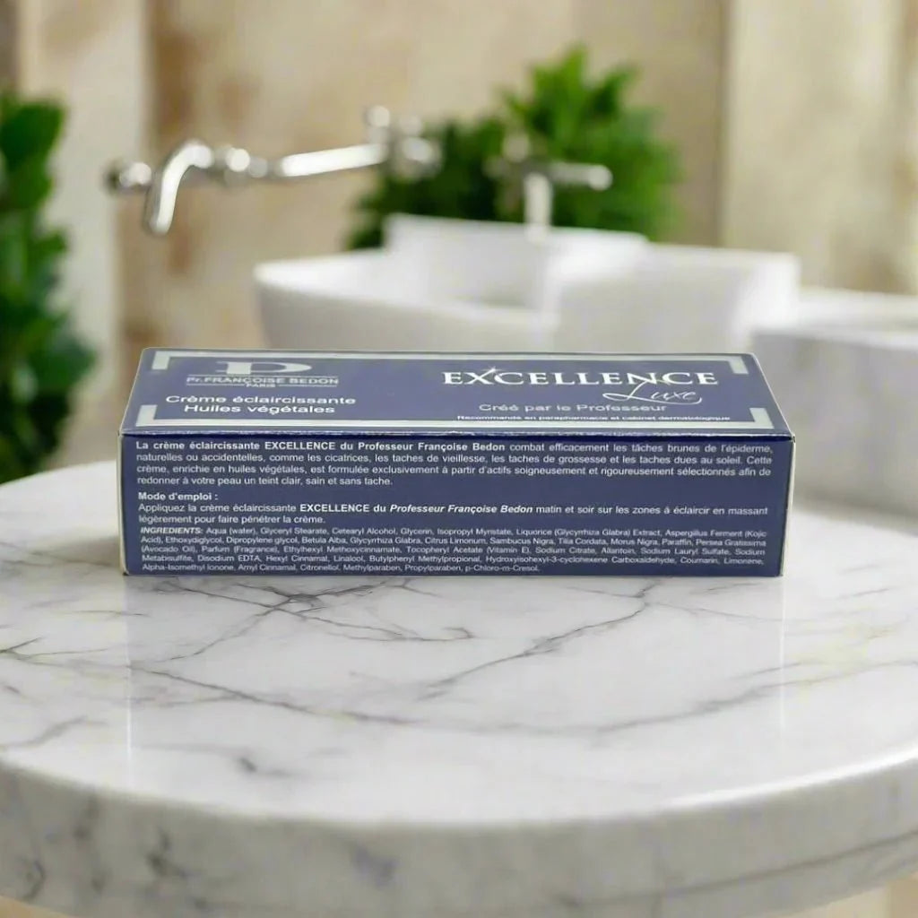 Pr. Francoise Bedon Excellence Cream with Vegetable Oils in 50 ml jar, showcasing the luxurious skincare product.