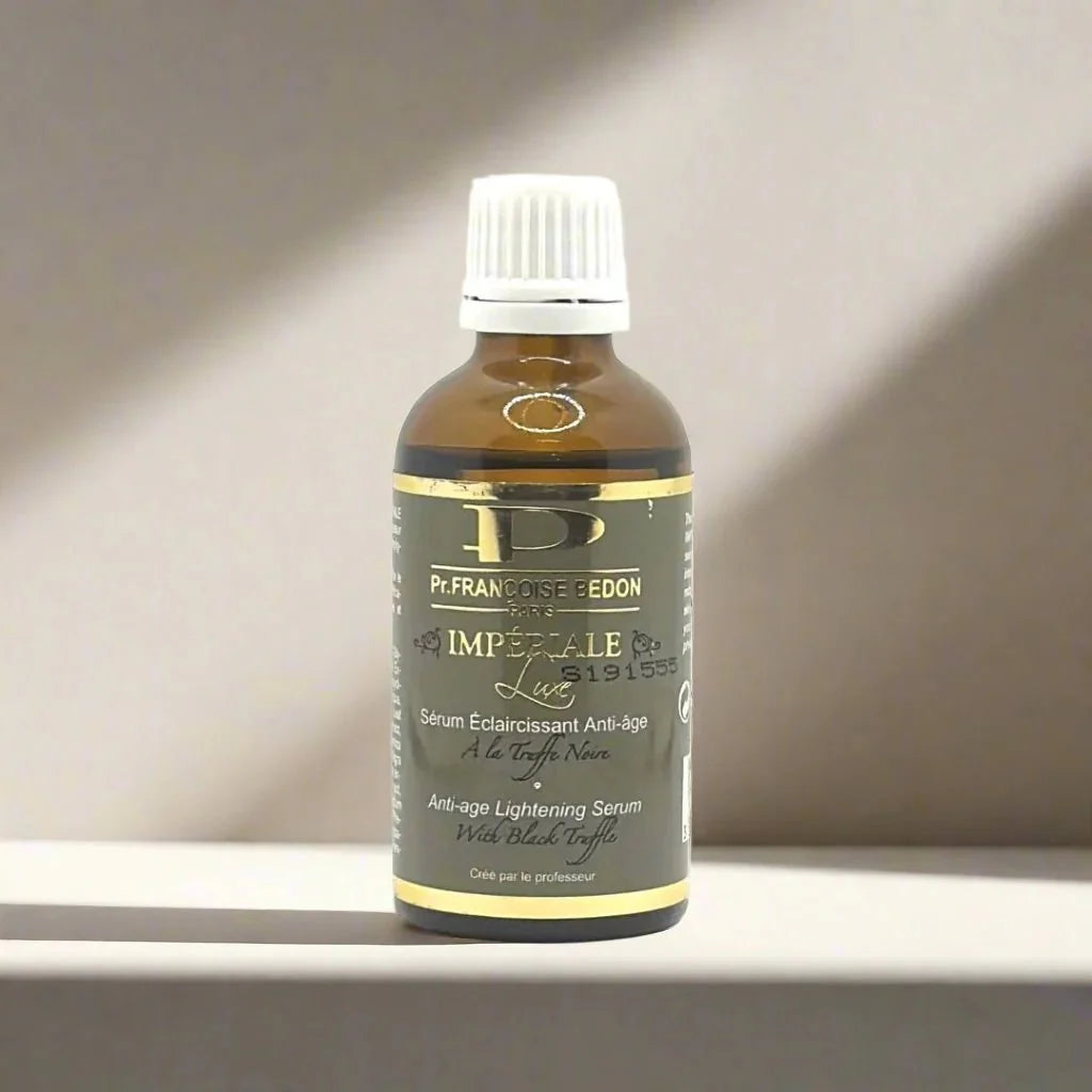 Pr. Francoise Bedon Imperialle Serum 50ml bottle with elegant packaging, highlighting luxurious skincare for rejuvenating skin.