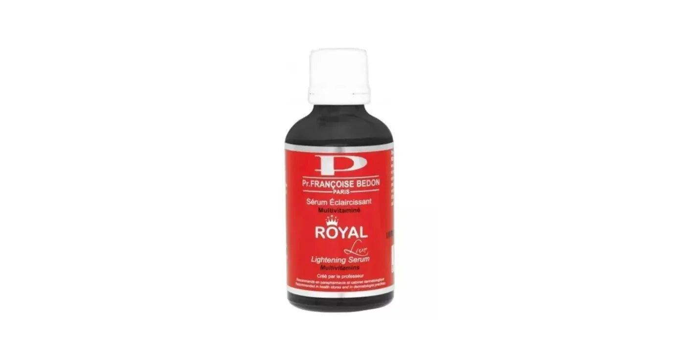 Pr. Francoise Bedon Royal Booster Serum 50ml, a luxurious skincare product with a sleek bottle and elegant design.