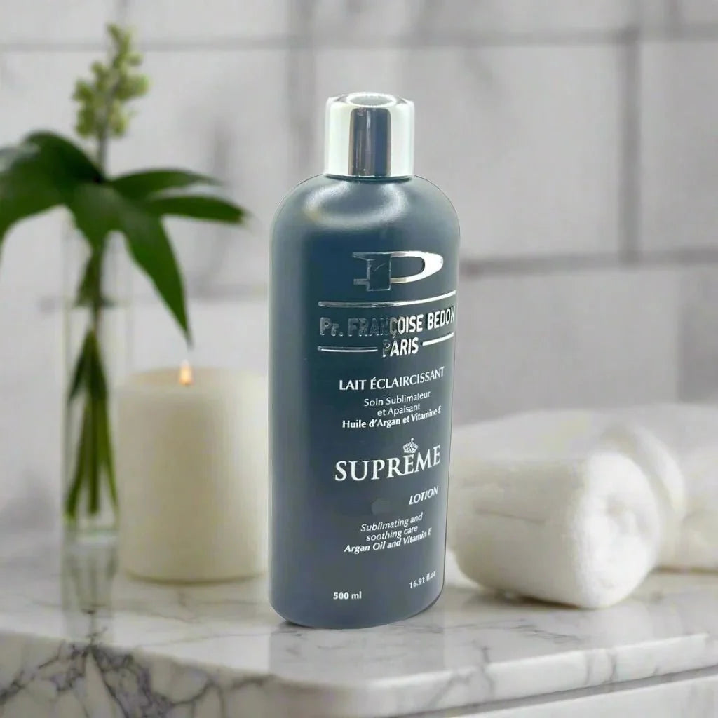 Pr. Francoise Bedon Supreme Body Lotion in 16.8 fl oz bottle, featuring smooth, nourishing lotion for healthy skin.