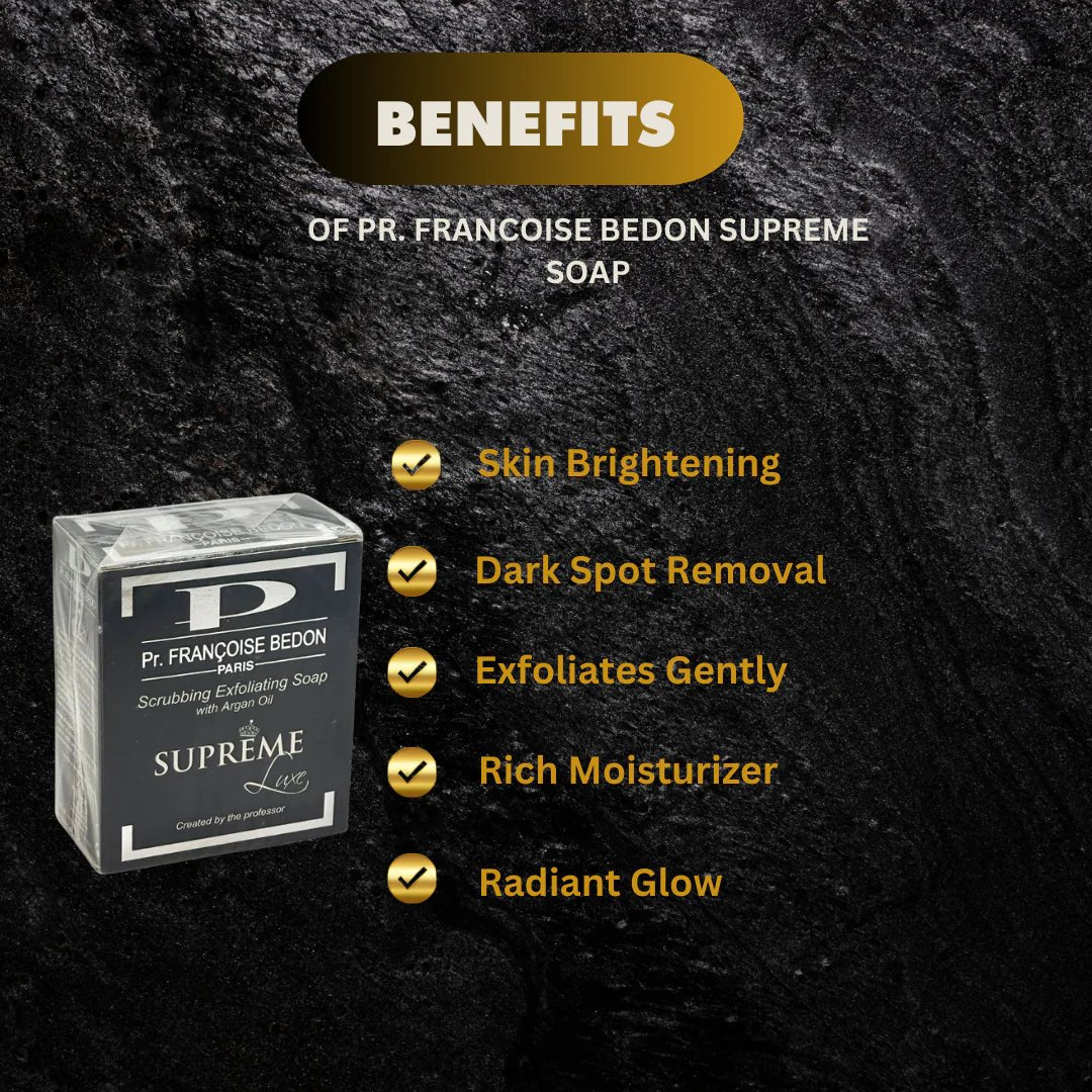 Pr. Francoise Bedon Supreme Soap 7 oz (200 g) bar with luxurious, creamy texture for cleansing and nourishing skin.