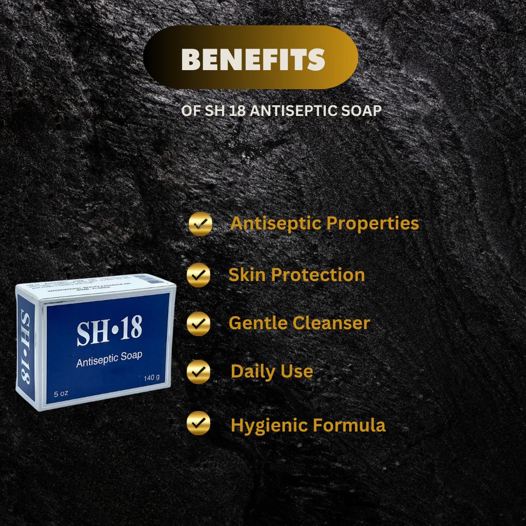 SH-18 Refreshing Cleansing Soap with Natural Oils, 140g, featuring a bar of soap with natural ingredients and vibrant packaging.